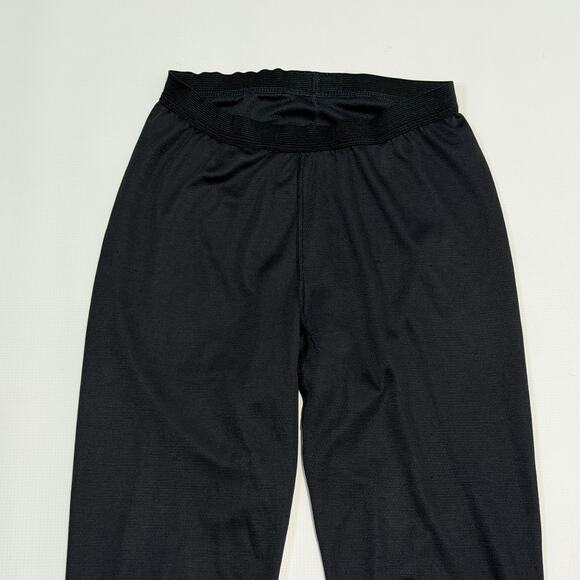 Vintage Patagonia Base Layer Pants Womens Small Black Capilene Made in USA 90s - Picture 2 of 11